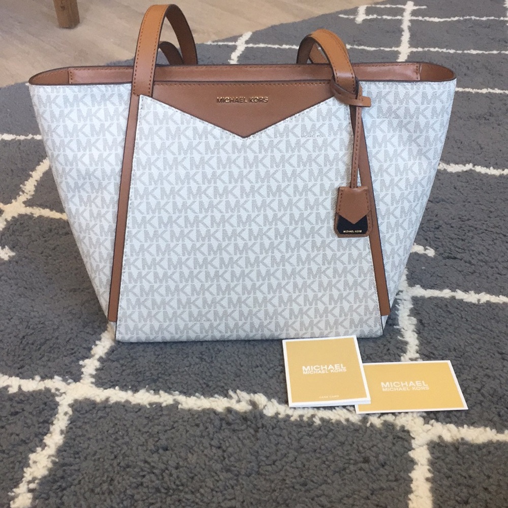 NWT Michael Kors Whitney Small Logo Tote Bag